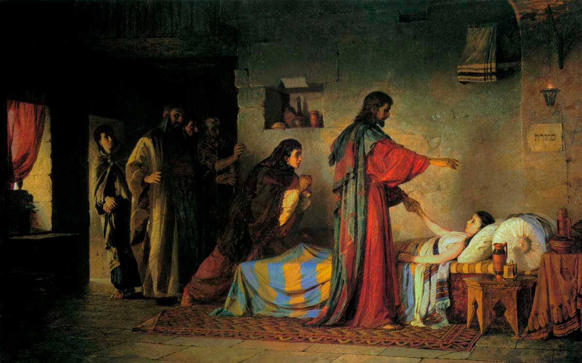 Vasilij Polenov, Obuditev Jairove hčere, 1871 
