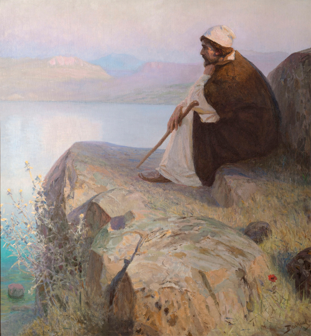 Vasilij Polenov, Sanje (Na gori), 1900