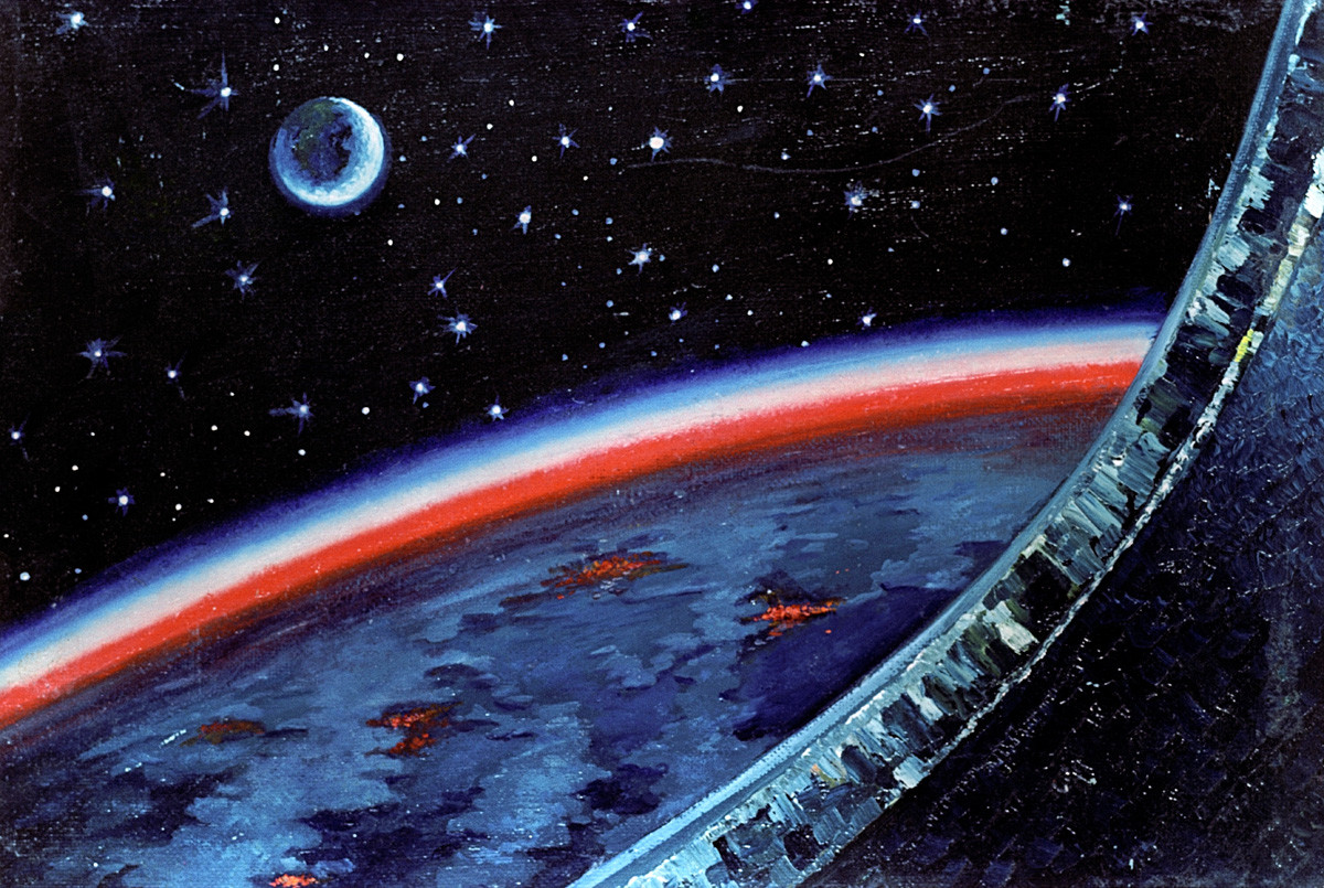 宇宙の奇妙さ:宇宙遊泳を最初に行った人による8枚の絵 - ロシア・ビヨンド 宇宙の奇妙さ:宇宙遊泳を最初に行った人による8枚の絵 - ロシア・ビヨンド