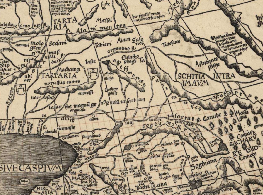 Peta Waldseemüller, yang menunjukkan Tartaria.