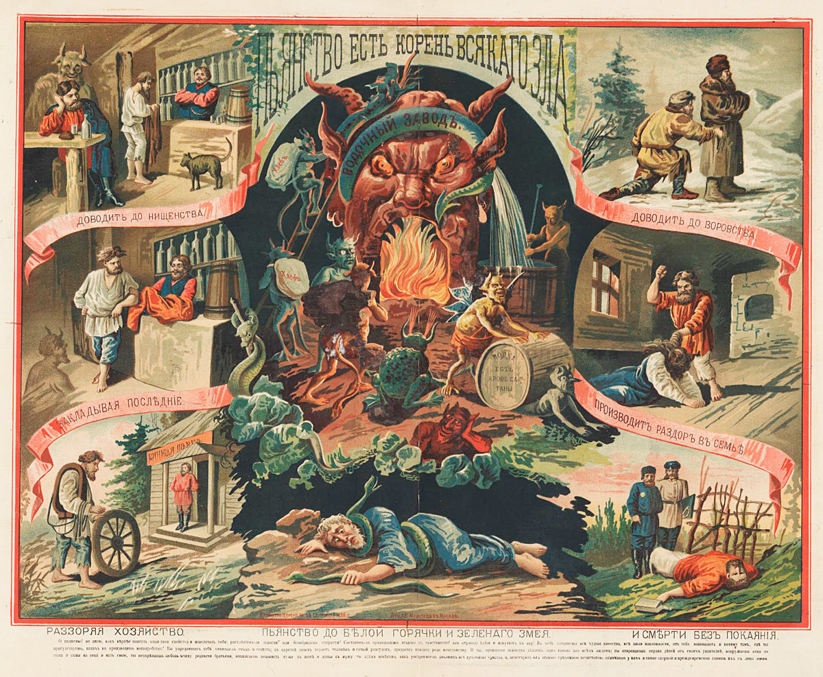 « La boisson ou la racine du mal », 1910
