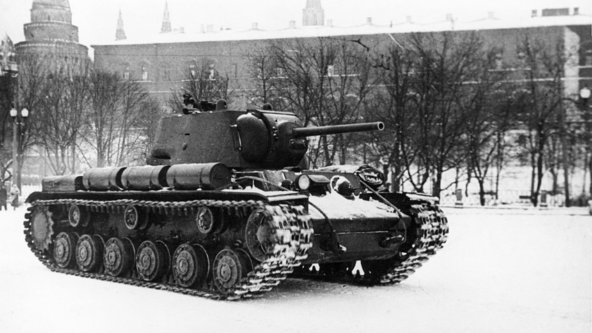 La seconde guerre mondiale URSS soviétique russe Kliment Vorochilov KV-1 Tank seconde guerre mondiale 2 MOC Russie 