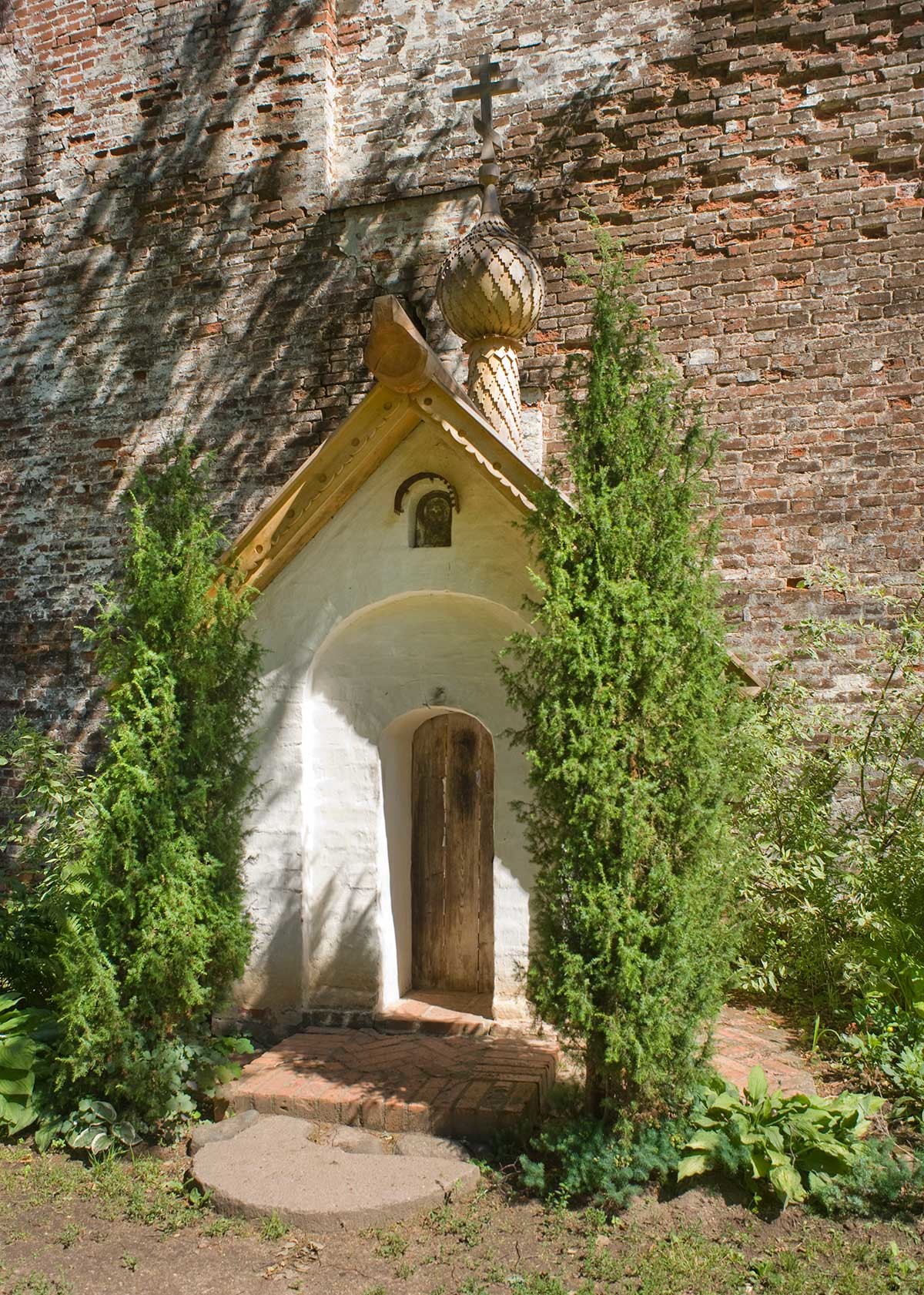 Monastero dei Santi Boris e Gleb. Santuario restaurato della cella di Sant’Irenarco. 6 luglio 2019
