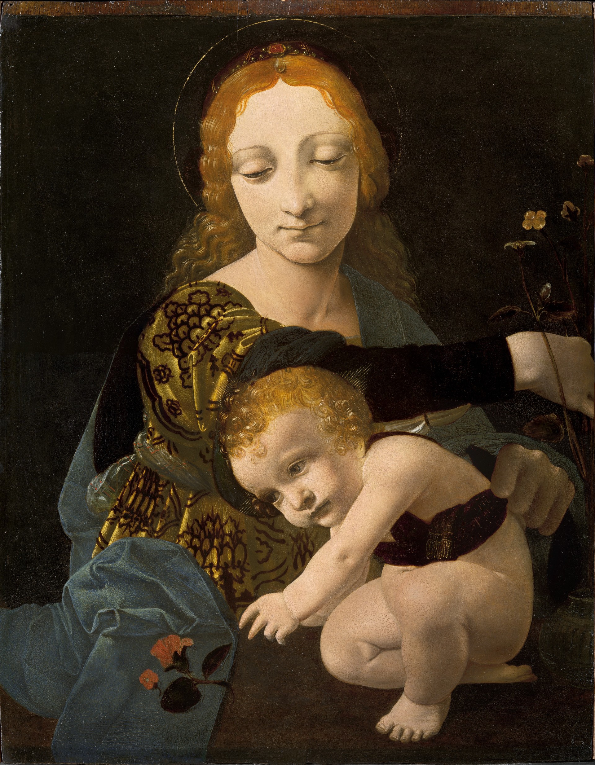 La Madonna con il Bambino di Giovanni Antonio Boltraffio, eseguita verso il 1485-1487 e custodita nel Museo Poldi Pezzoli