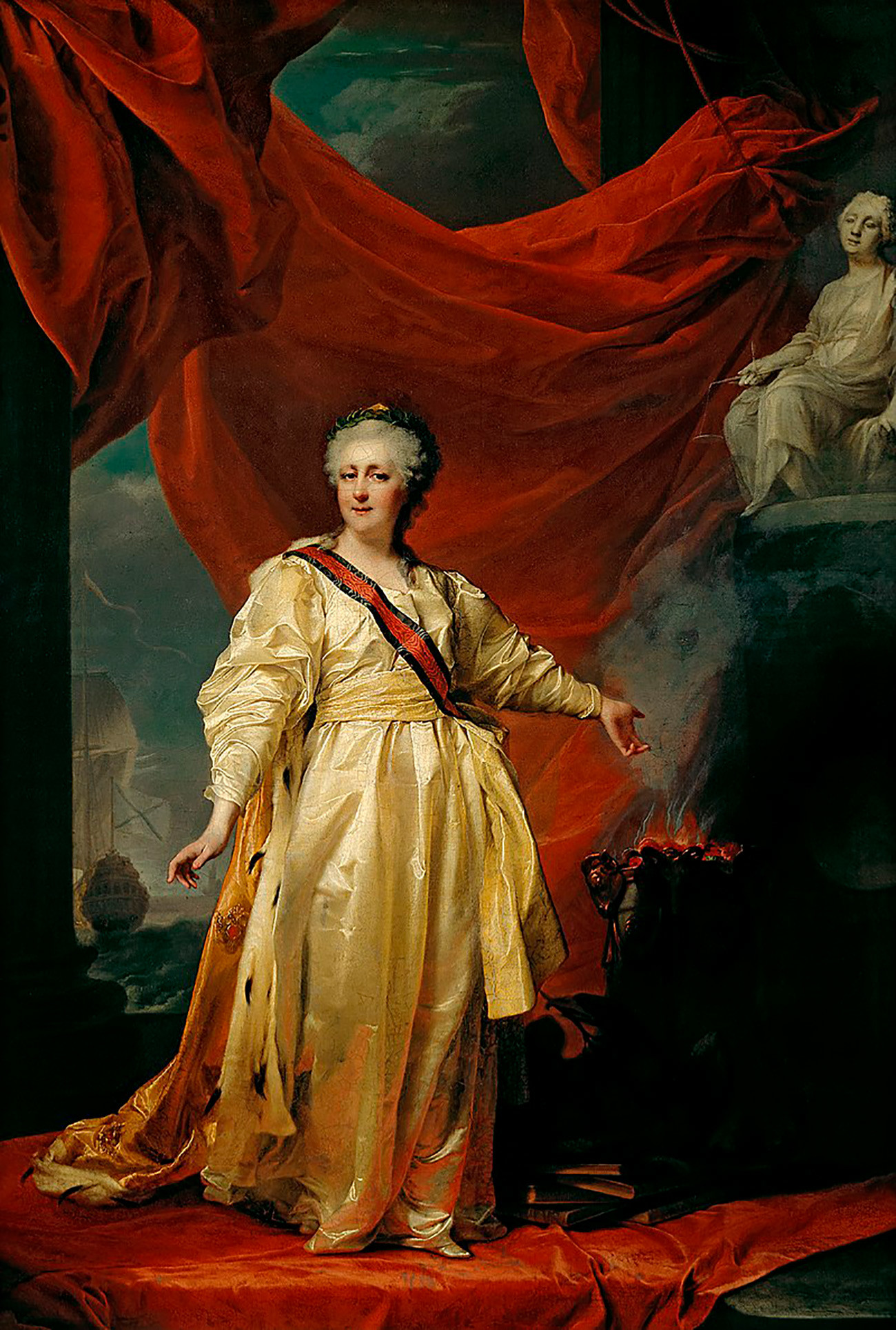 Caterina la Grande ritratta da Dmitrij Levitskij