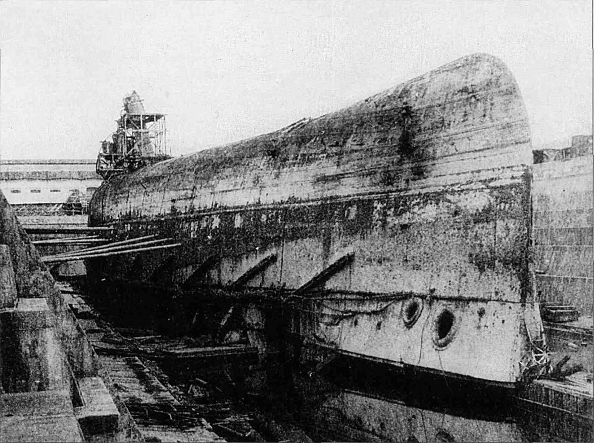 L'Impératrice Maria remonté à la surface, 1919