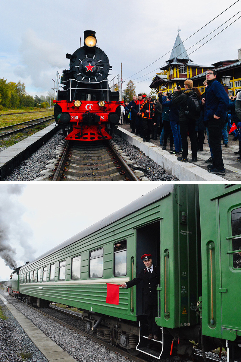 Пригородный поезд Бологое-Осташков.
