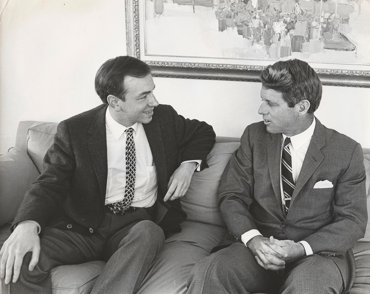Андрей Вознесенский и Роберт Кеннеди, 1967. Брат президента США был поклонником поэта и даже переводил его стихи