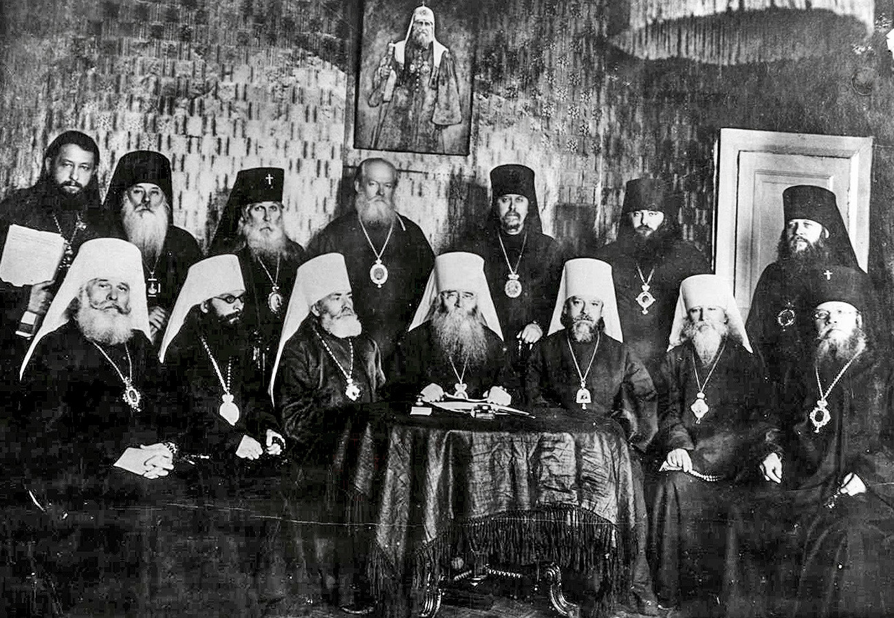 The elite of Orthodox clergy in the USSR, 1930s.