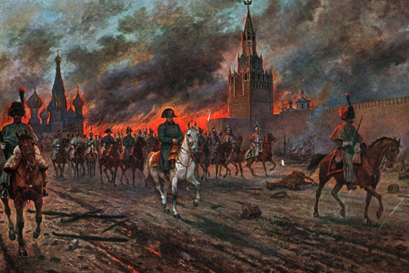 Incêndio em Moscou, de Victor Mazurovsky