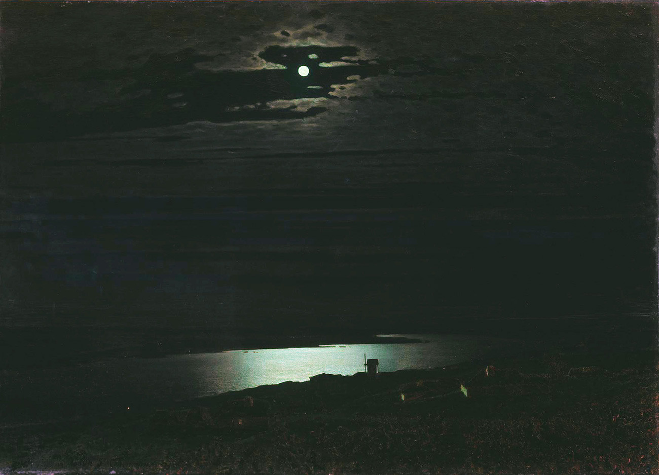 « Clair de lune sur le Dniepr », 1880