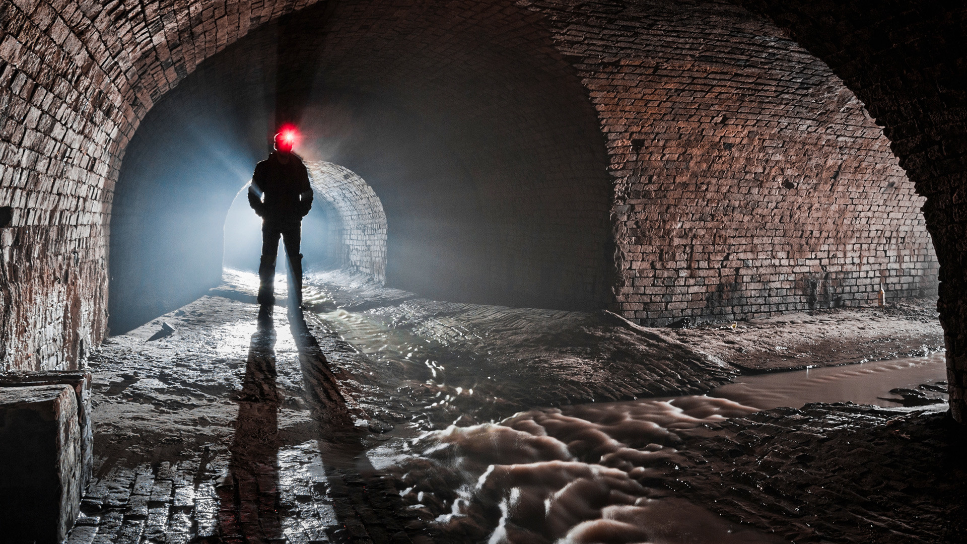 Underground passages under the Kremlin may look just like the Neglinnaya river collector (pictured)