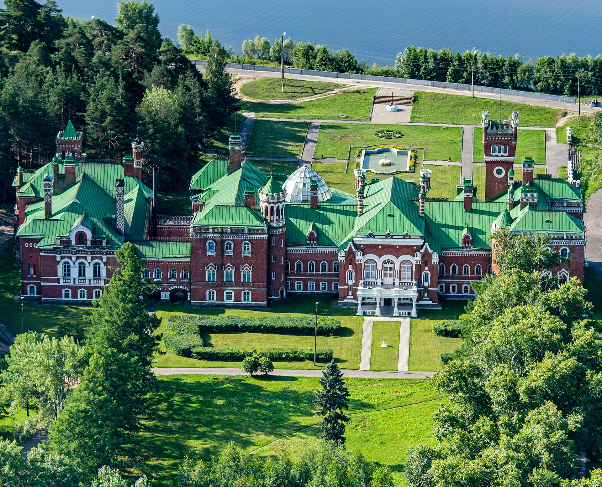 Kastil Sheremetevo di Republik Mari El, Rusia.