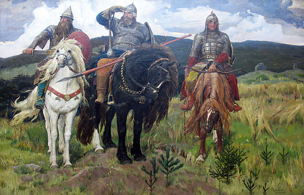 Виктор Васњецов, „Витезови“ (1898).