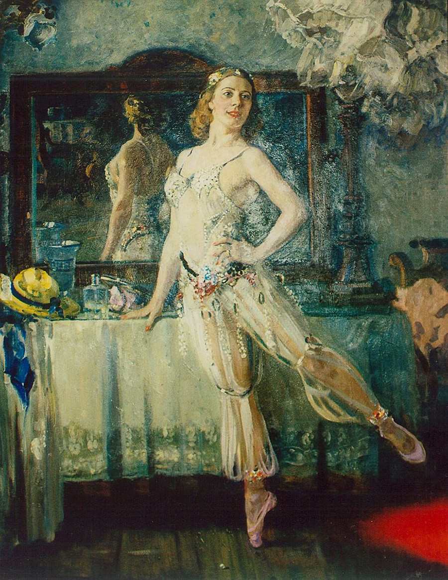 Alexandre Guerassimov. Portrait de la ballerine Sofia Golovkina, 1947
