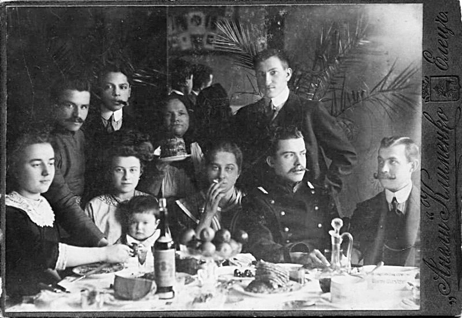 Célébration de la Maslenitsa (sorte de Mardi Gras russe) à Elets, 1903