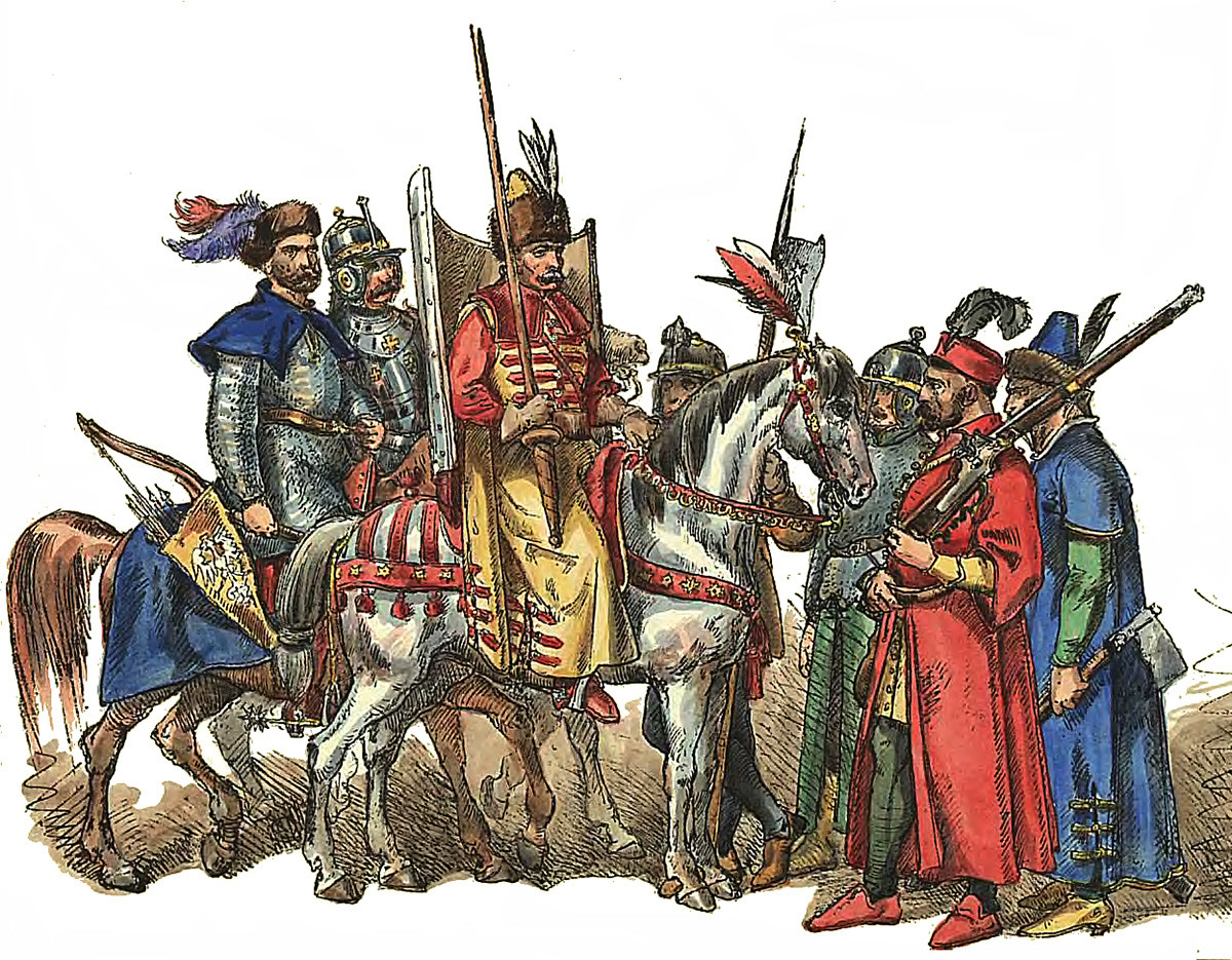 Guerriers lituaniens du XVIe siècle par Jan Matejko


