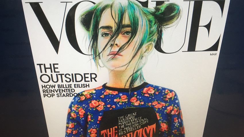 Sampul majalah Vogue Amerika.