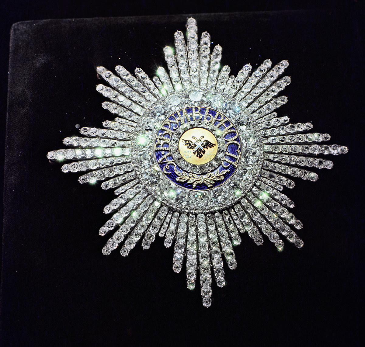 The Star of the Order of St. Andrew. 8х8 cm.

