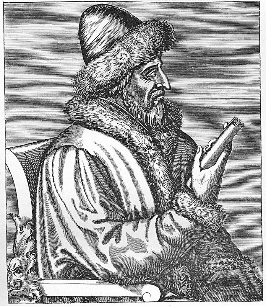 Vassili III, illustration d'André Thévet (1584)