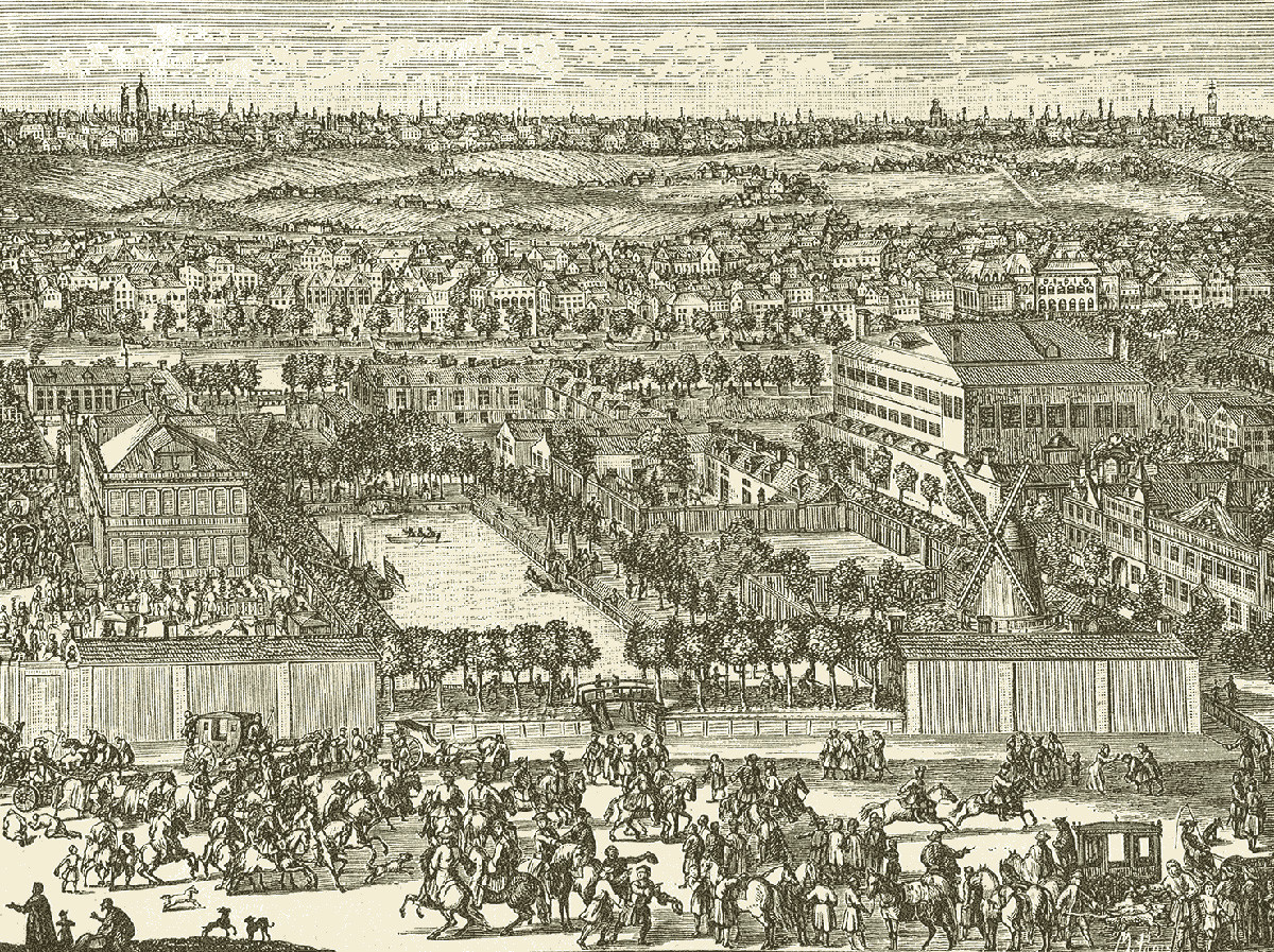 The German Quarter in Moscow in the early 18th century