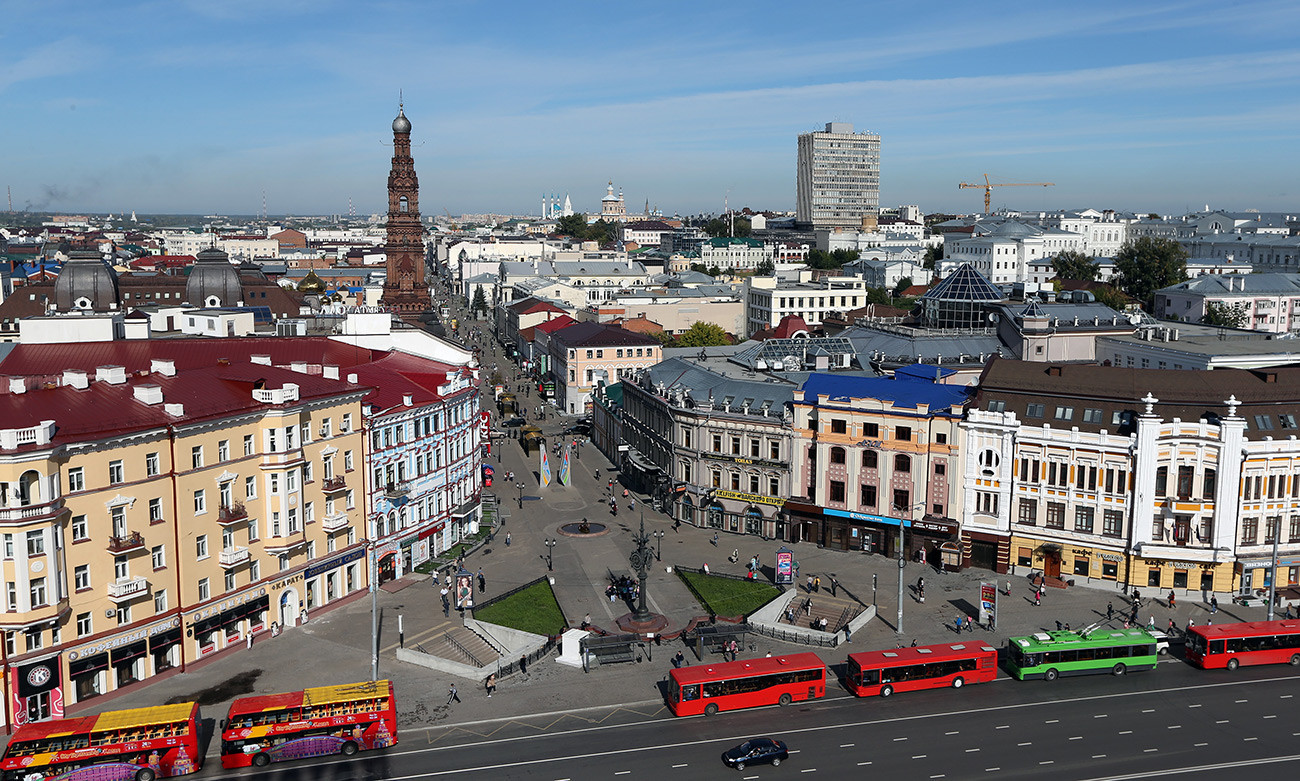 Los residentes de Kazan, Rusia, se sienten más identificados con su ciudad en esta foto auténtica