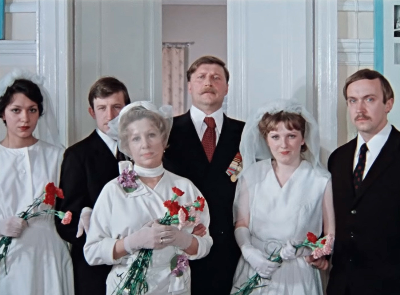 Escena de la boda de la película La Puerta de Pokrovski de Mijaíl Kazakov, 1983