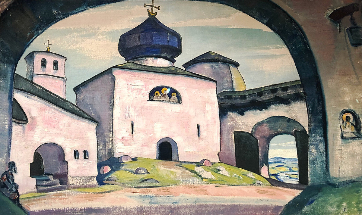 Nicholas Roerich 'Old Pskov'