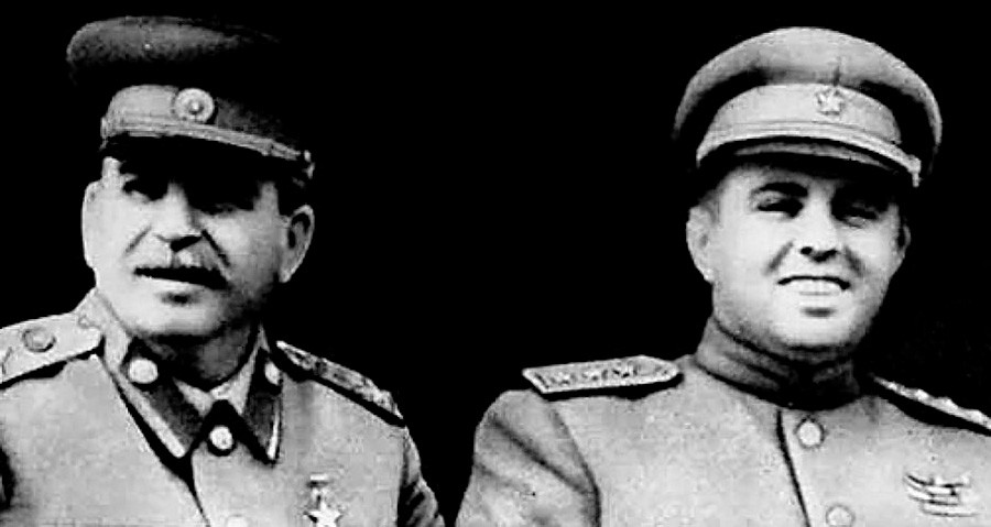Joseph Stalin and Enver Hoxha.