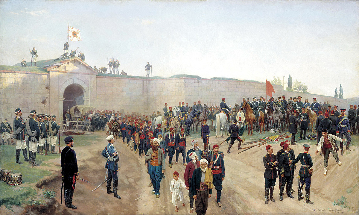 Предаја тврђаве Никопољ, 4. јул 1877, Николај Дмитријев-Оренбуршки.