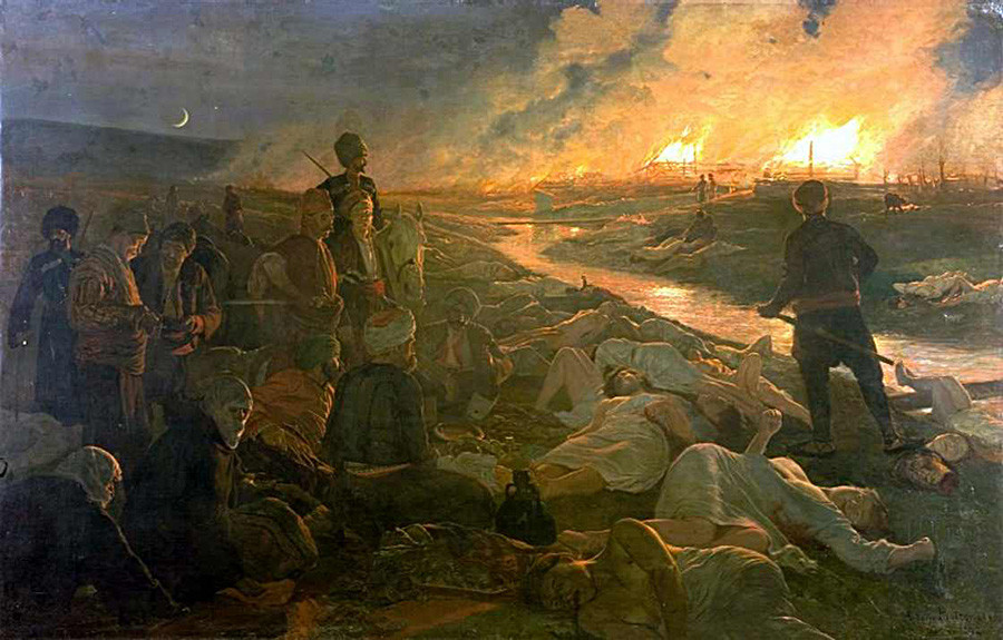 Антоний Пиотровский. Батакская резня, 1889