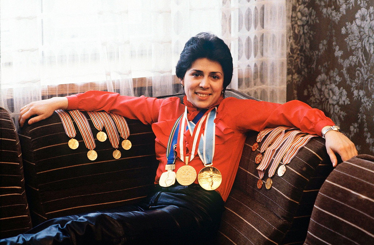イリーナ・ロドニナだけで10の世界選手権を制し、3つのオリンピック金メダルを獲得した。