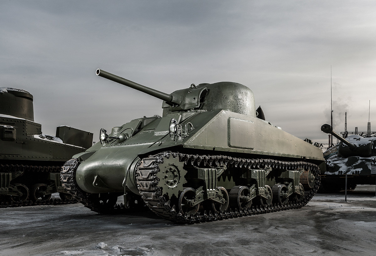 Sherman tank at the UMMC Museum Complex.