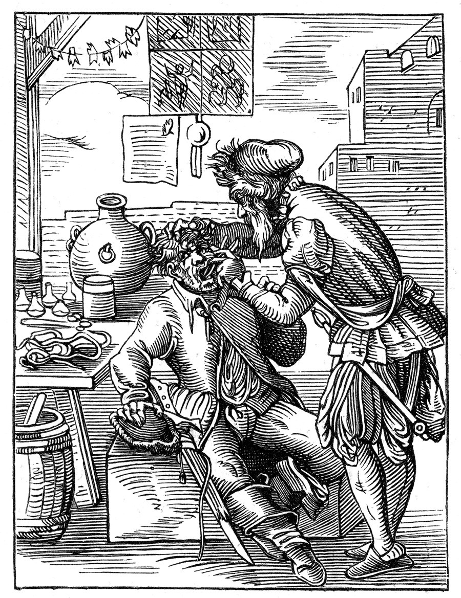 16世紀の歯科医
