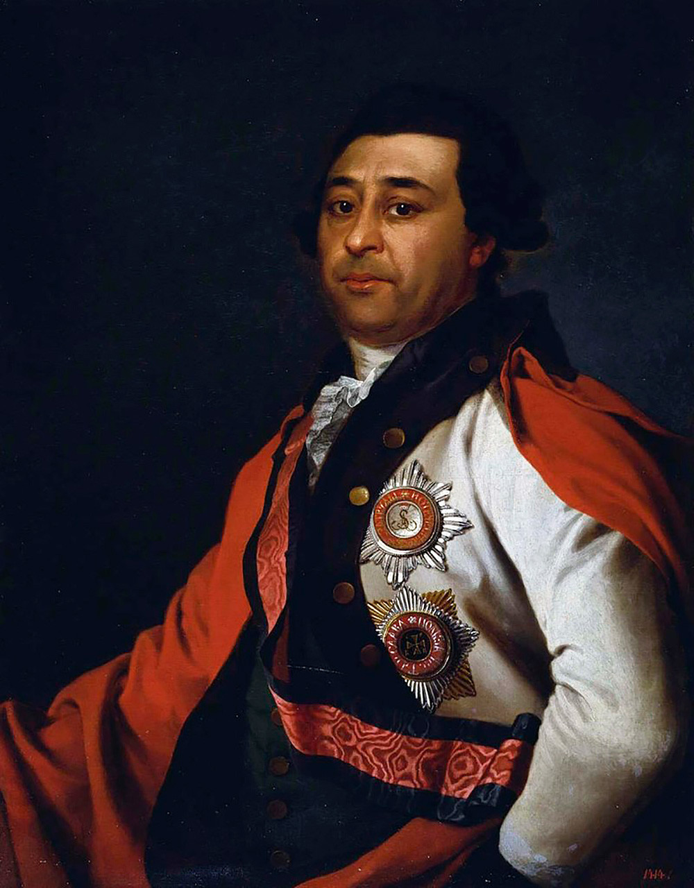 Иван Абрамович Ганнибал (1735-1801), сын арапа Петра Великого