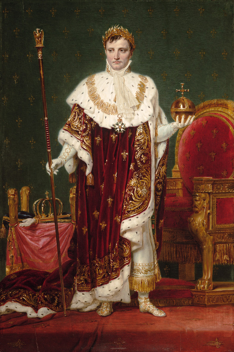 Emperor Napoleon I (1769-1821) by Jacques-Louis David, 1807 