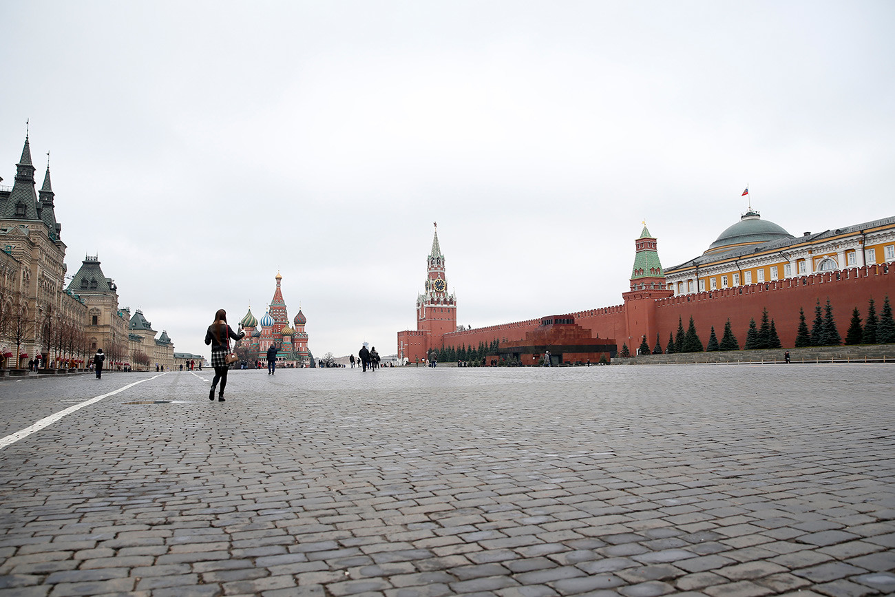 Red Square on March 10, 2020.