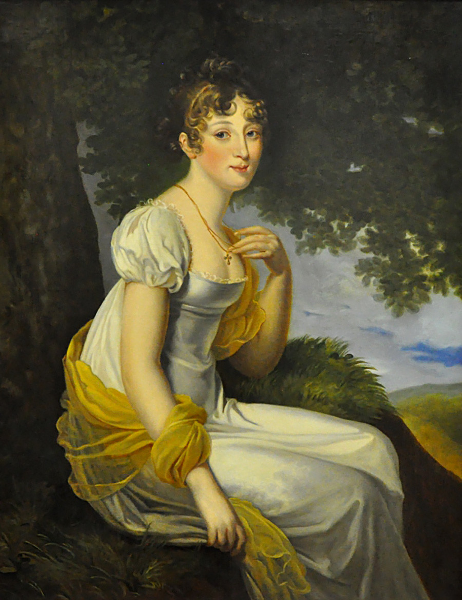 Великата руска кнегинка Ана Павловна околу 1813 година (копија на сликата на Валтер направена во 19 век).
