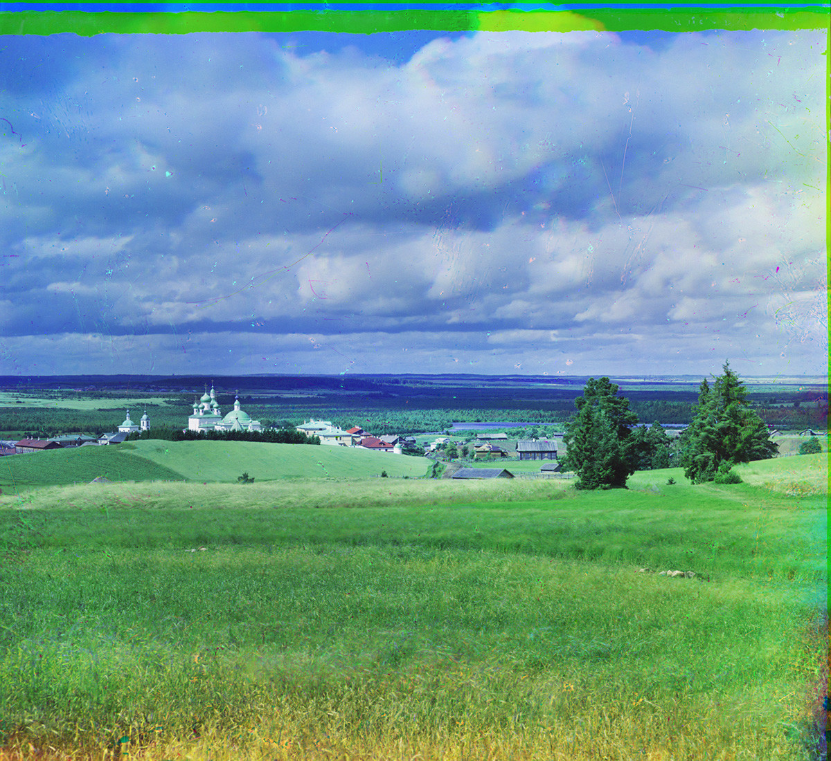  Resurrection Convent. View northwest from Maurova Hill. Summer 1909