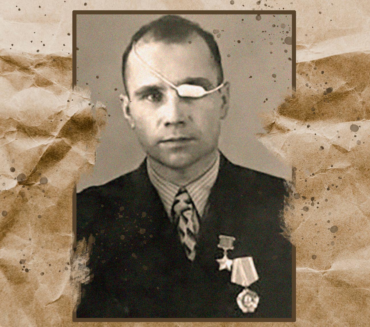 Sergeant Vasily Grigin was stripped of his Hero title because of malicious hooliganism, theft and inflicting grievous bodily harm.