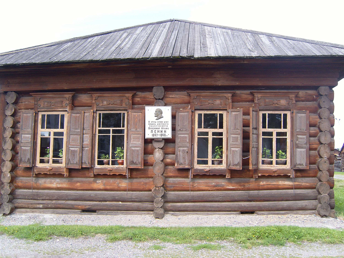 The house Vladimir Lenin lived in, Shushenskoye, Krasnoyarsk region