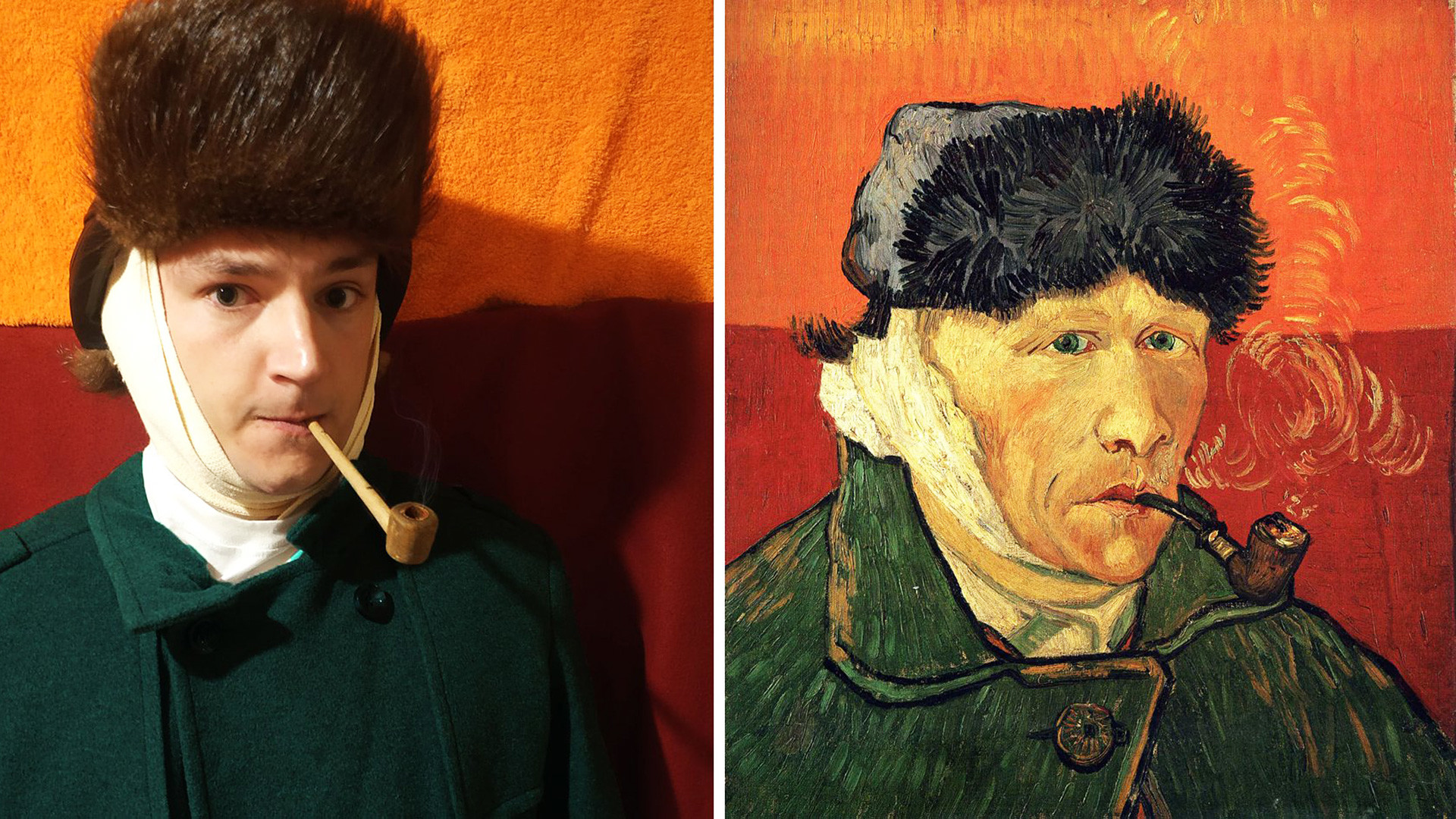 Autoportrait à l'oreille bandée, Vincent Van Gogh
