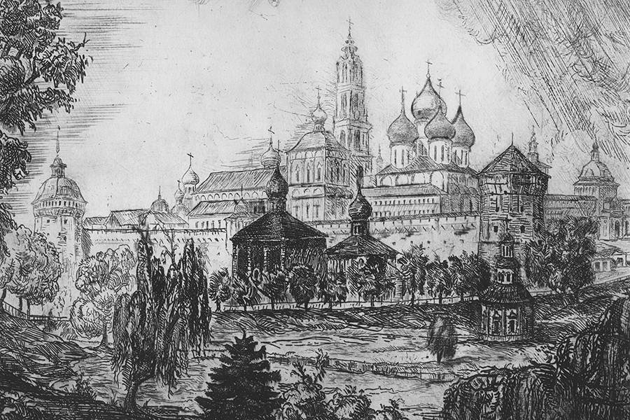 Dreifaltigkeitskloster des Hl. Sergius im 17. Jahrhundert