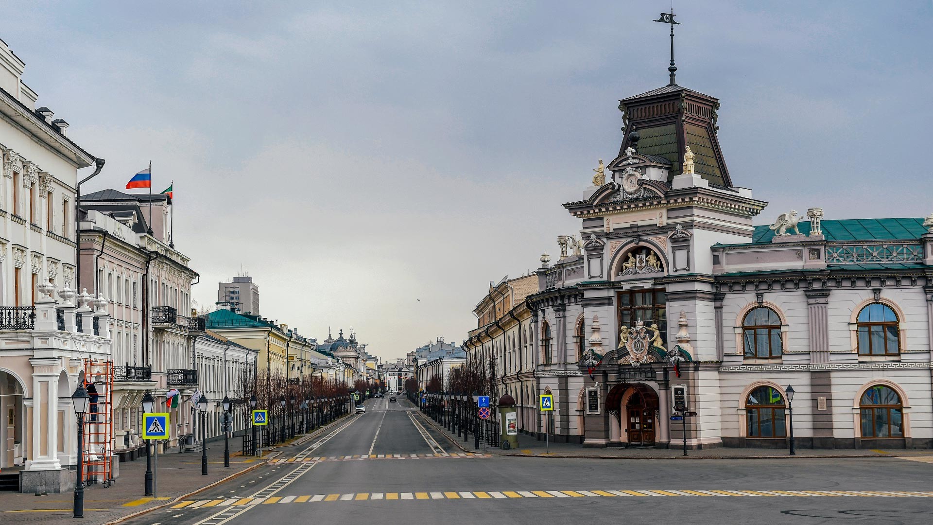 Kremlin Street in Kazan. Usually it's crowded.
