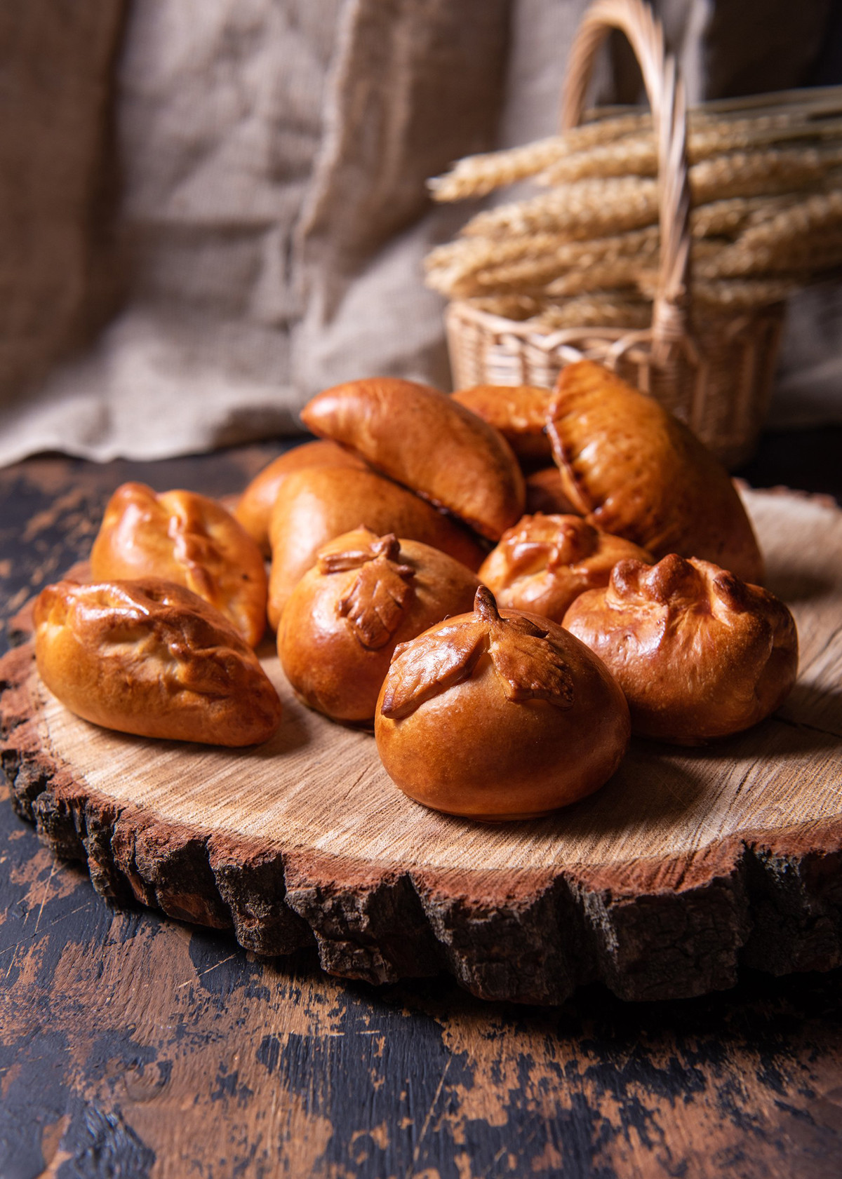 Pirozhki, the must-have of every Russian table