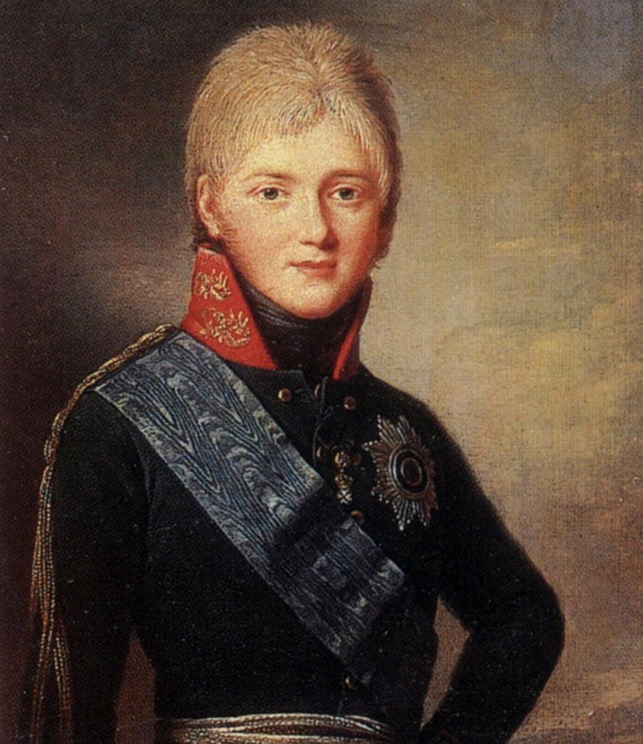 Александр I  в юности