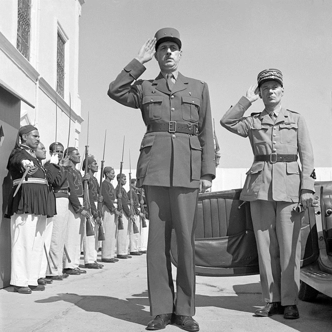 Де Гол в Тунис, 1943 г.
