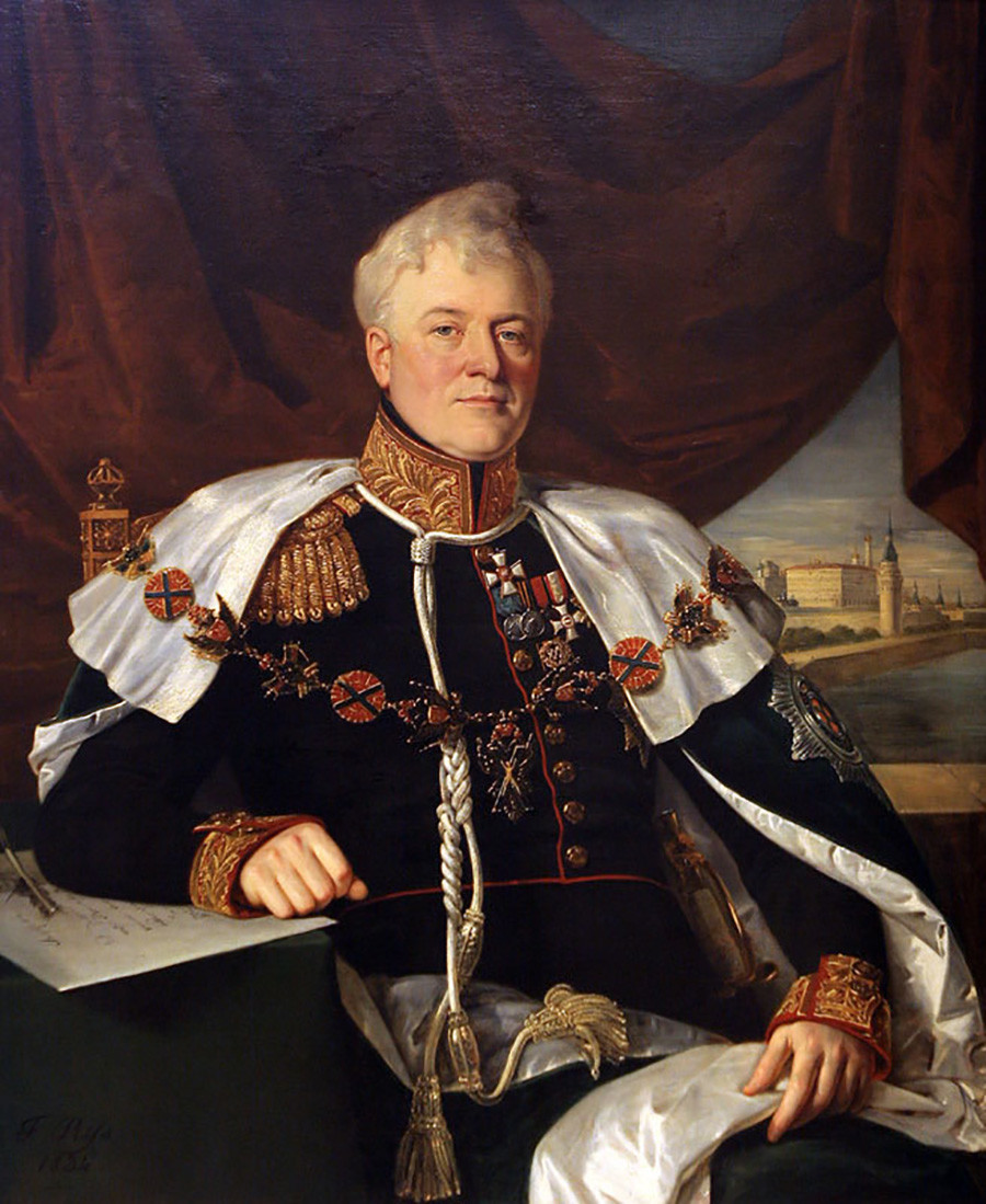 モスクワ市長のドミトリー・ゴリツィン公（1771年-1844年）