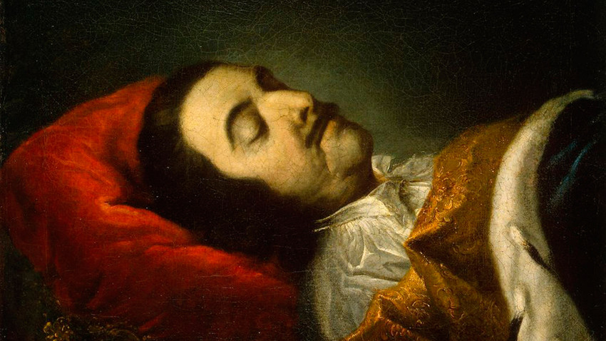 Peter the Great on his deathbed Johann Gottfried Tannauer (1680-1733/37)