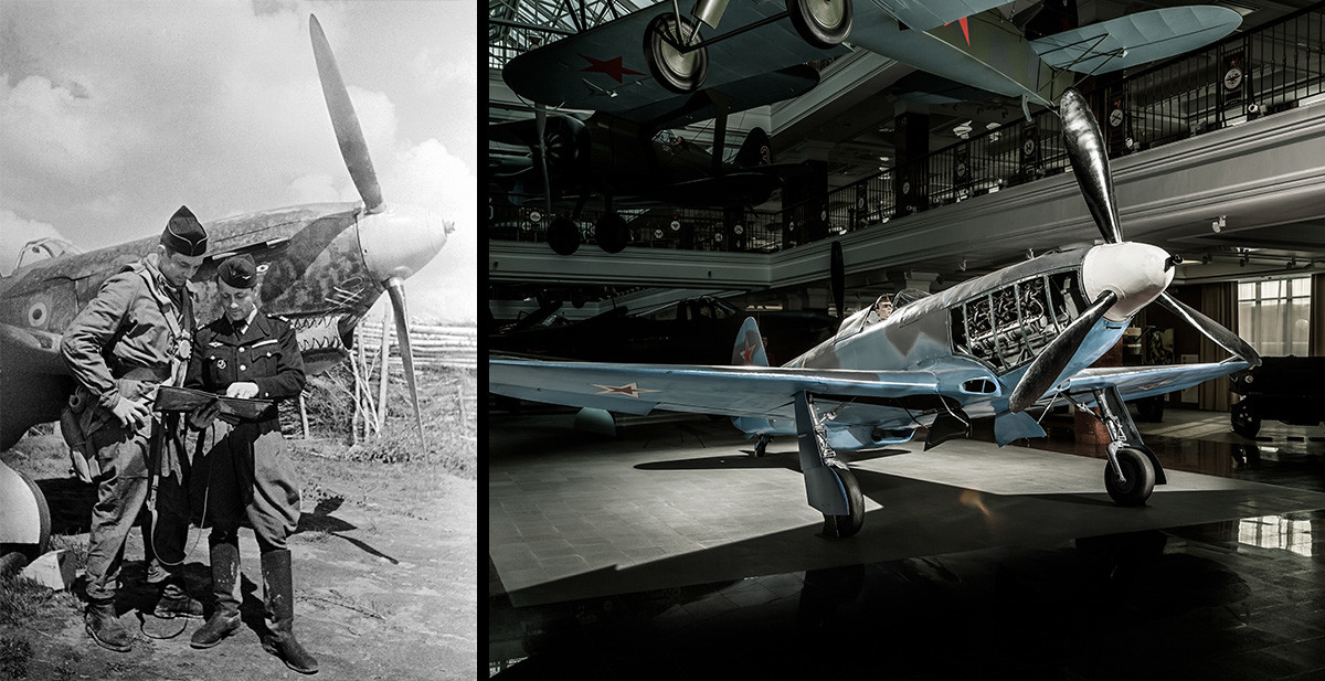 The Normandie-Niemen Fighter Regiment pilots; Yak-3.